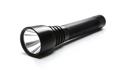 flashlight on white background