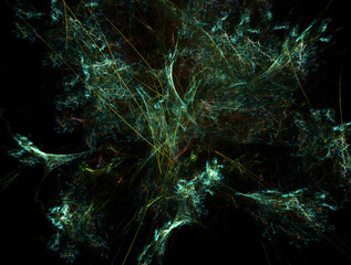 Imaginatory fractal abstract background Image