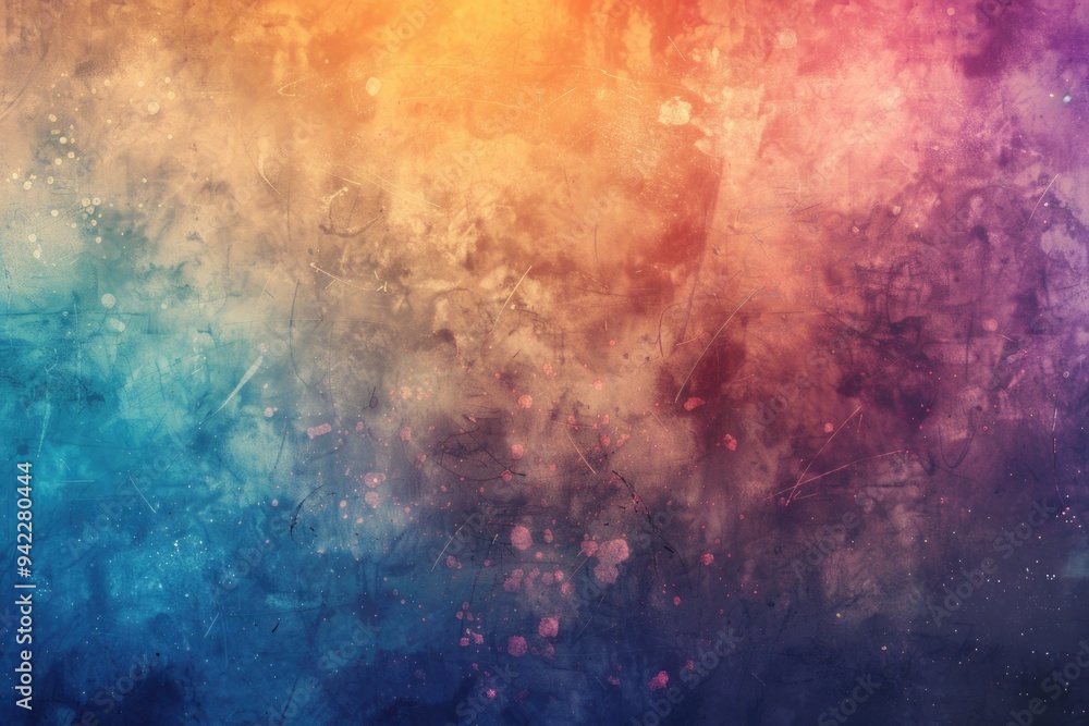 Poster a vibrant and playful background featuring numerous colorful spots