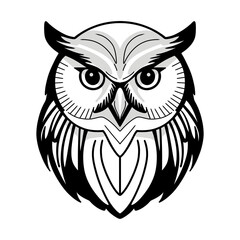 owl line art