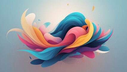 Obraz premium abstract background with butterflies
