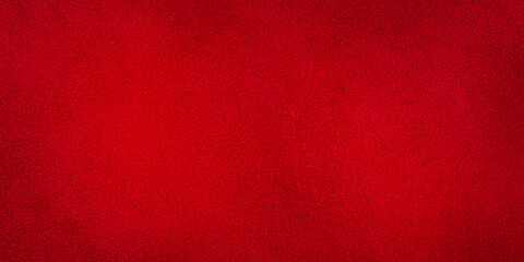 Red suede background macro photo banner size
