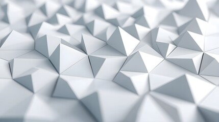 Abstract White Geometric Pattern Background