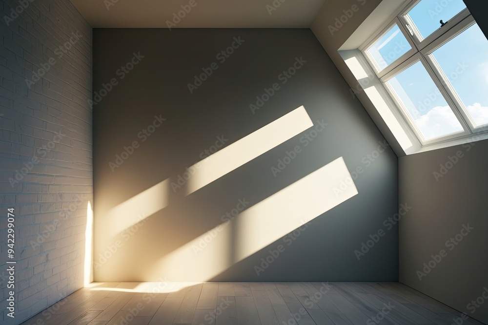 Poster layered shadow echo technique with soft lighting and skylight ambiance