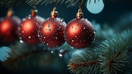 Macro christmas tree background