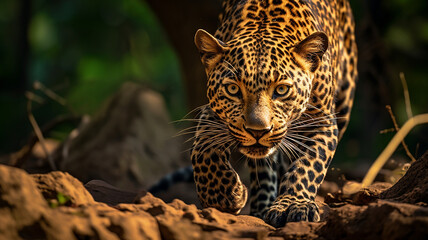 leopard, leopard family, wild leopard, close-up leopard, leopard resting, leopard attacking, wild leopard VI