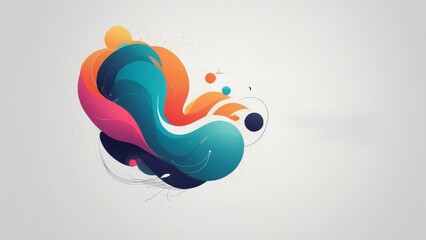 Obraz premium background with circles