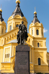architecture sunny monument nevsky city landmark tourism travel cathedral sculpture alexander famous