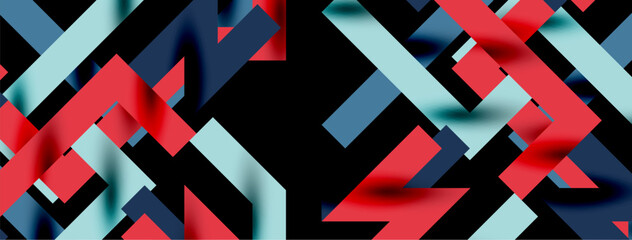 Naklejka premium Colorful stripes abstract line background. Pop art abstract background for covers, banners, flyers and posters and other templates