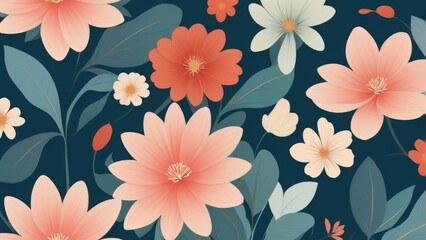 seamless floral background