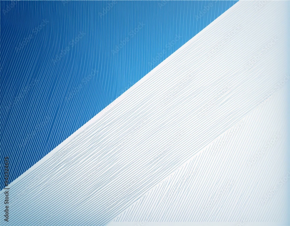 Poster white and blue vector background with diagonal lines