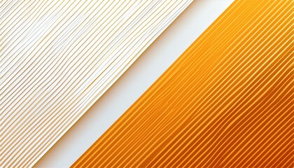 Obraz premium White and orange vector background with diagonal lines 