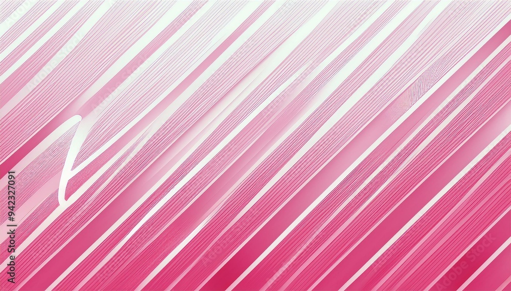 Poster white and pink vector background with diagonal lines