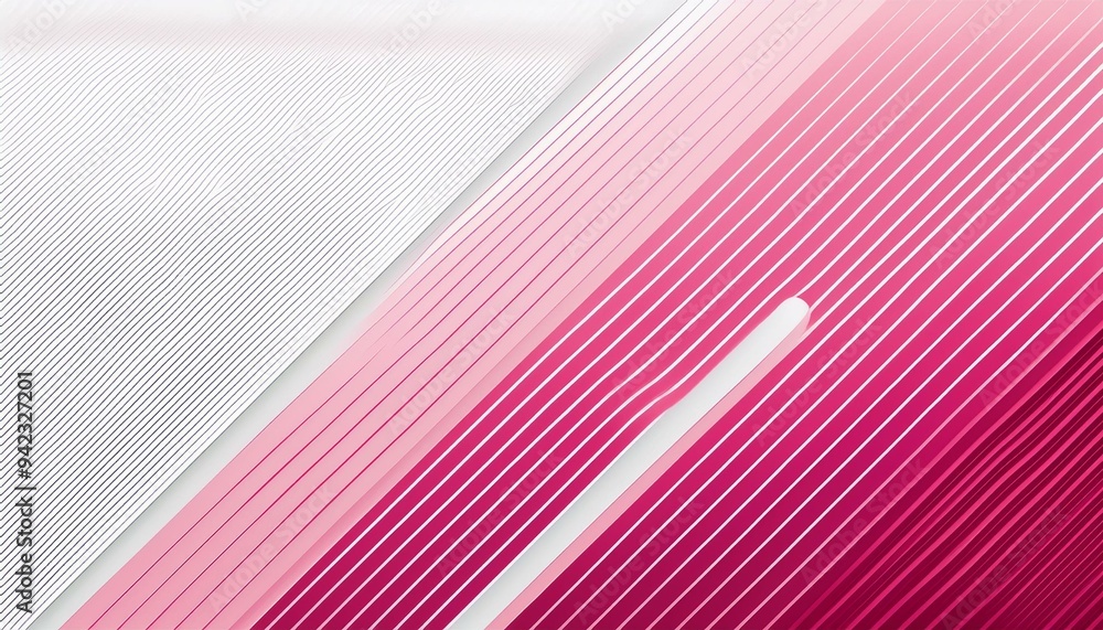 Poster white and pink vector background with diagonal lines