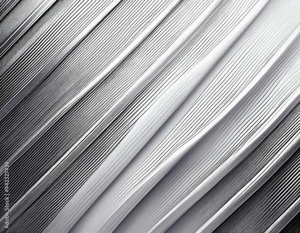 Poster white and black vector background with diagonal lines