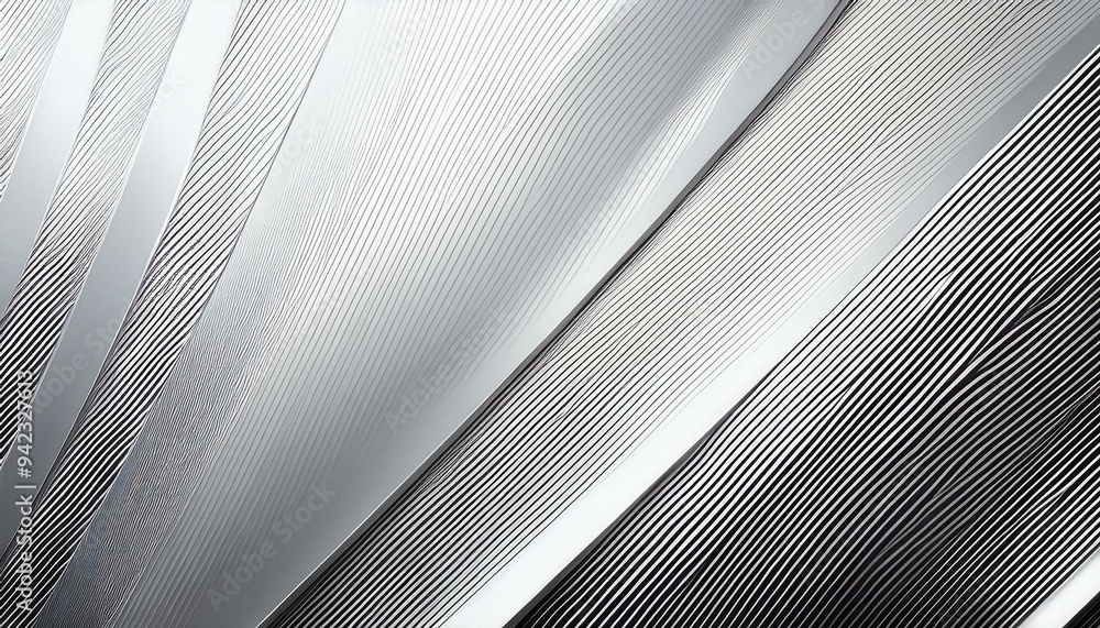 Poster white and black vector background with diagonal lines