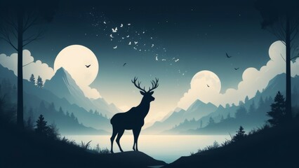 deer in the forest