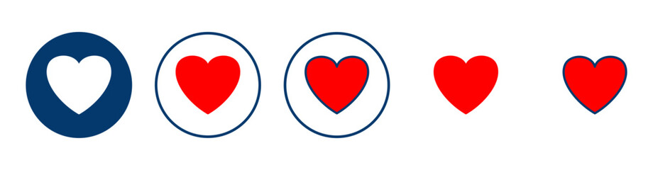 Heart icon vector isolated on white background. Heart vector icon. Like icon vector. Love