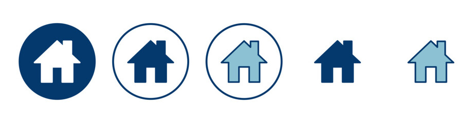 Home icon vector isolated on white background. House vector icon. Address