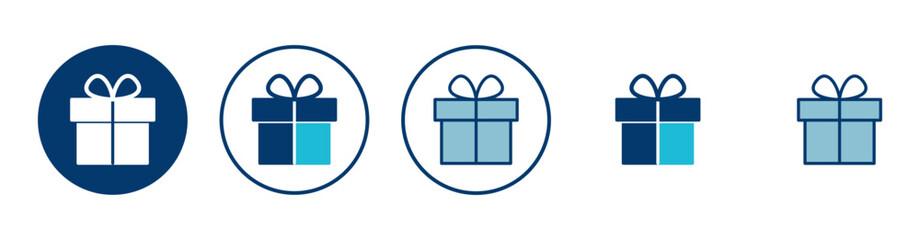 Gift icon vector isolated on white background. gift vector icon.  birthday gift