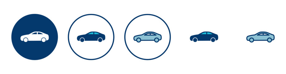 Car icon vector isolated on white background. Car icon vector.