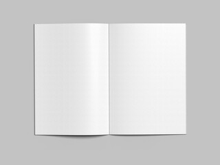 Blank A4 Brochure Mockup