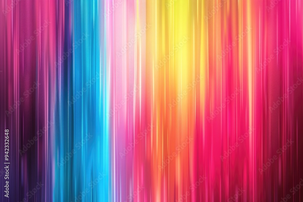 Aufkleber Multicolored design with vertical stripes, suitable for various backgrounds and designs