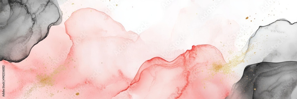 Aufkleber this beautiful artwork features a minimalistic watercolor abstract background that showcases texture