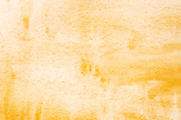 Watercolor background, art abstract surface orange watercolor painting textured design on white paper background, banner, backdrop, template, poster, wallpaper