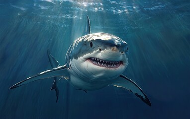 Great White Shark Underwater