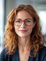 Obraz premium Professional Woman in Modern Office