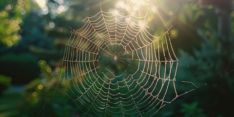 Morning Spider Web