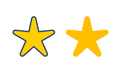 Star Icon vector. rating icon vector. favourite star icon