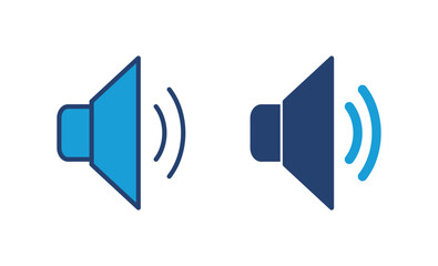 Speaker icon vector. volume icon vector. loudspeaker icon vector. sound symbol