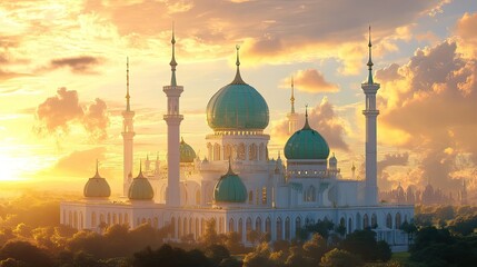 Mosque at Sunset