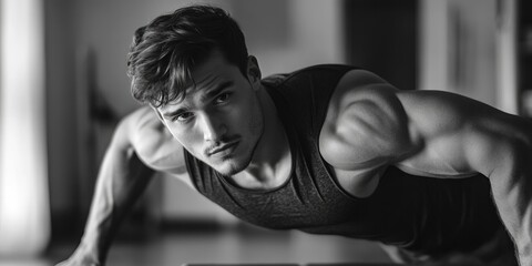 Fototapeta premium Fitness Model Pose