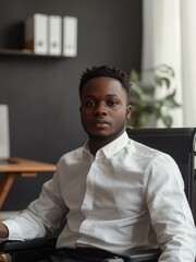 Fototapeta premium Businessman in Modern Office