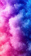 Fototapeta premium Vibrant Cloud Patterns in Pink and Blue Hues