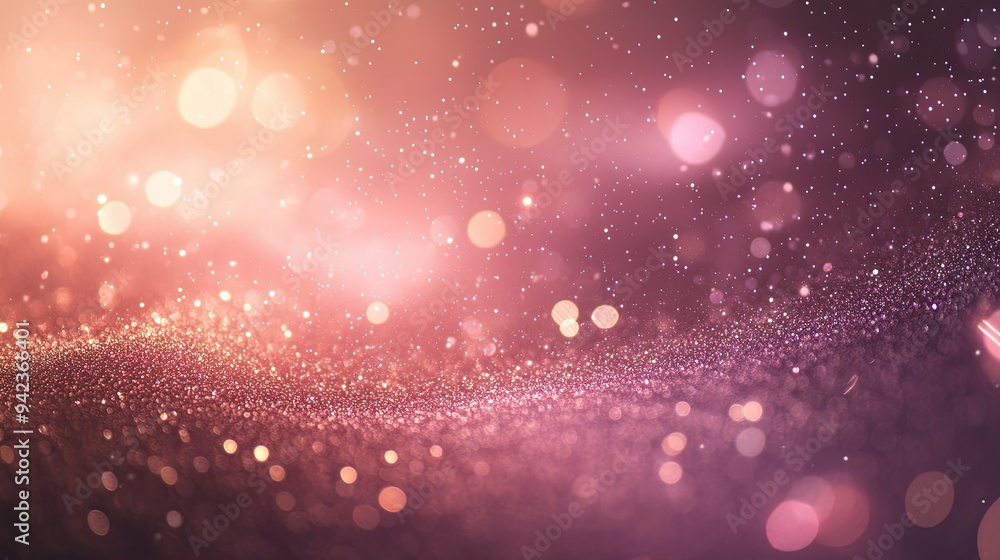 Poster elegant background with a light, blurred gradient and subtle sparkles, ideal for showcasing cosmetic