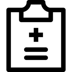 Fototapeta premium Medical Report Icon