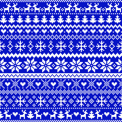 Christmas pattern vector illustration. Blue background vector. Download Christmas wallpaper. High quality EPS vector and high resolution images for clothing patterns and decorations. Traditional embro