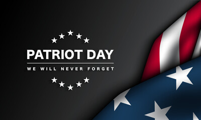 Patriot Day Background Design.
