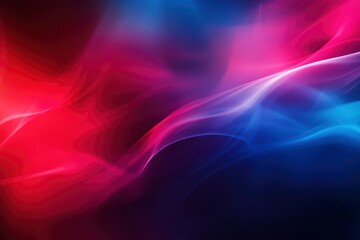 Abstract color background. Dark blue red glow. Diffuse glare. Blurry highlights. Gradient blend. Modern design template. Bitmap. Raster image , ai