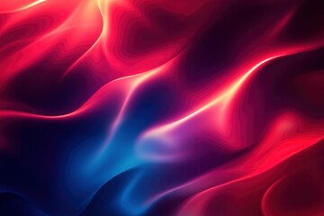 Obraz premium Abstract color background. Dark blue red glow. Diffuse glare. Blurry highlights. Gradient blend. Modern design template. Bitmap. Raster image , ai