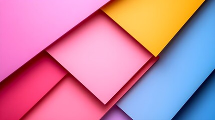 Fototapeta premium Abstract Colorful Geometric Shapes Background