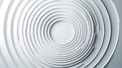 Obraz premium Abstract White Circle Background for Design