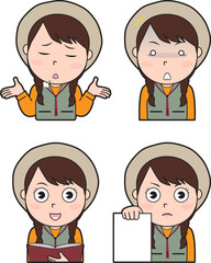 女性キャンパー⑧