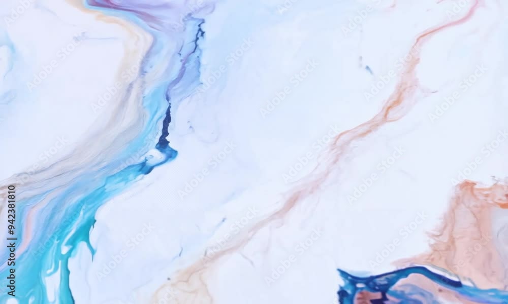 Poster a mesmerizing flow of pastel colors creating a captivating marbled effect with soothing swirls and w
