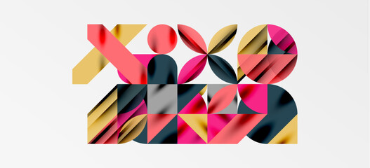 Geometric neo patterns. Abstract background for covers, banners, flyers and posters and other templates