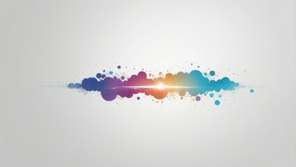 Fototapeta premium abstract colorful background with splashes